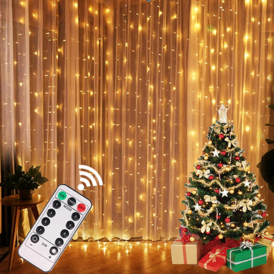 Christmas Lights Curtain | Decor for Home 2025