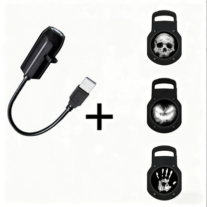 Halloween USB Projector Light Skull NightLight