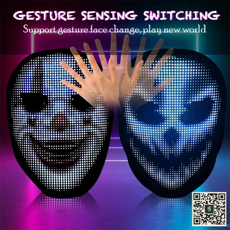 Bluetooth App Light Up LED Mask