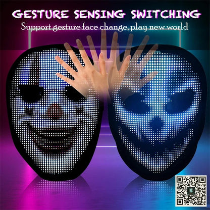Bluetooth App Light Up LED Mask