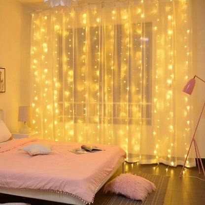 Christmas Lights Curtain | Decor for Home 2025