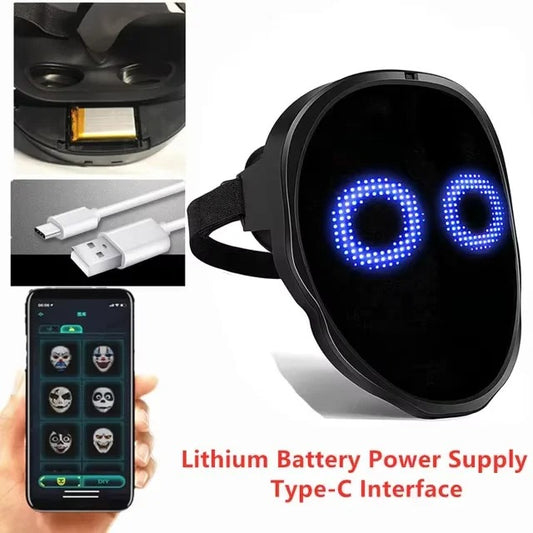 Bluetooth App Light Up LED Mask