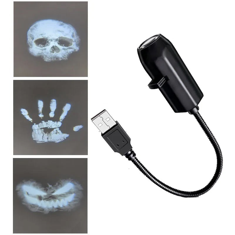 Halloween USB Projector Light Skull NightLight